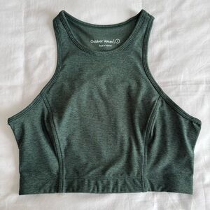 Outdoor Voices Green Sports Bra